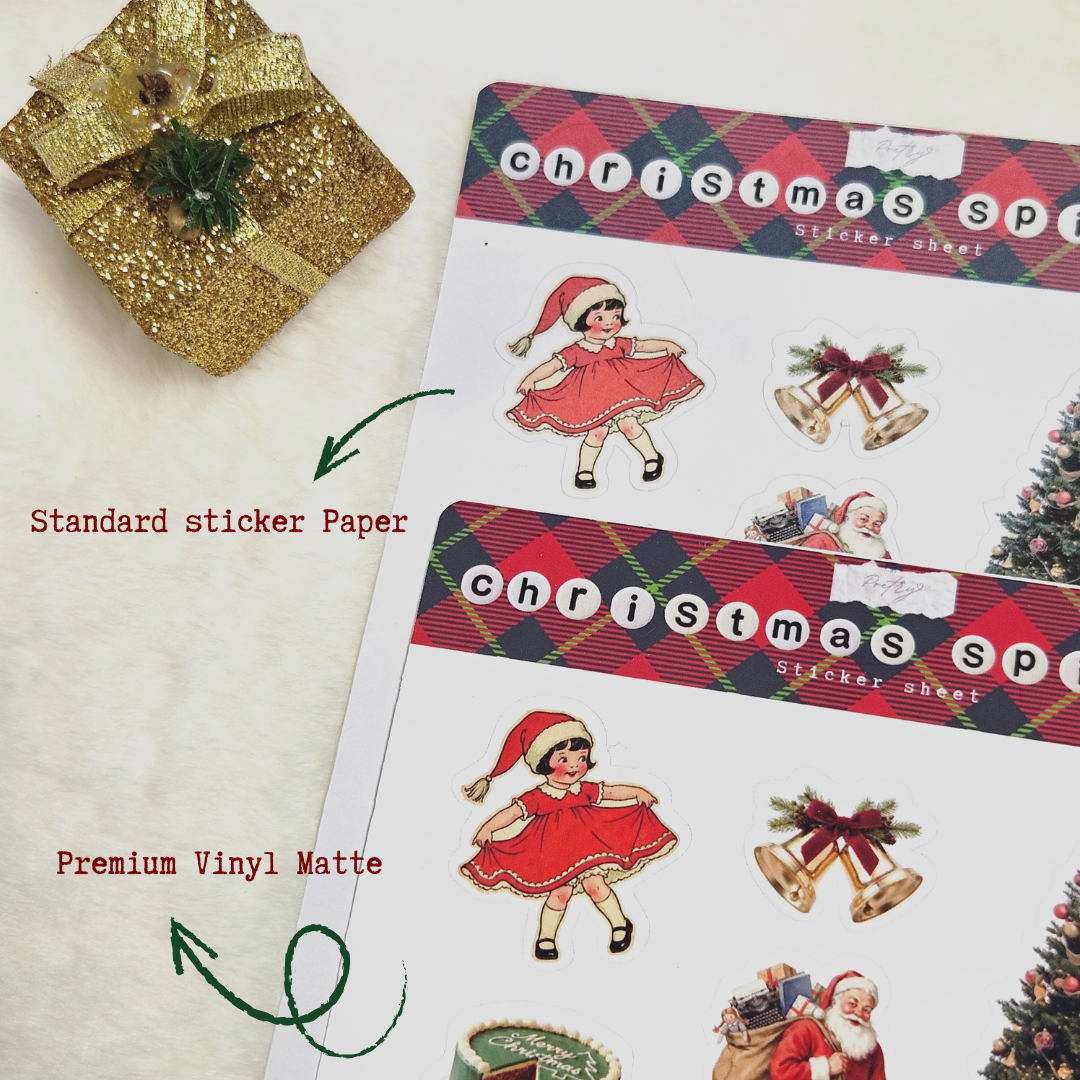 Christmas Spirit Sticker Sheet