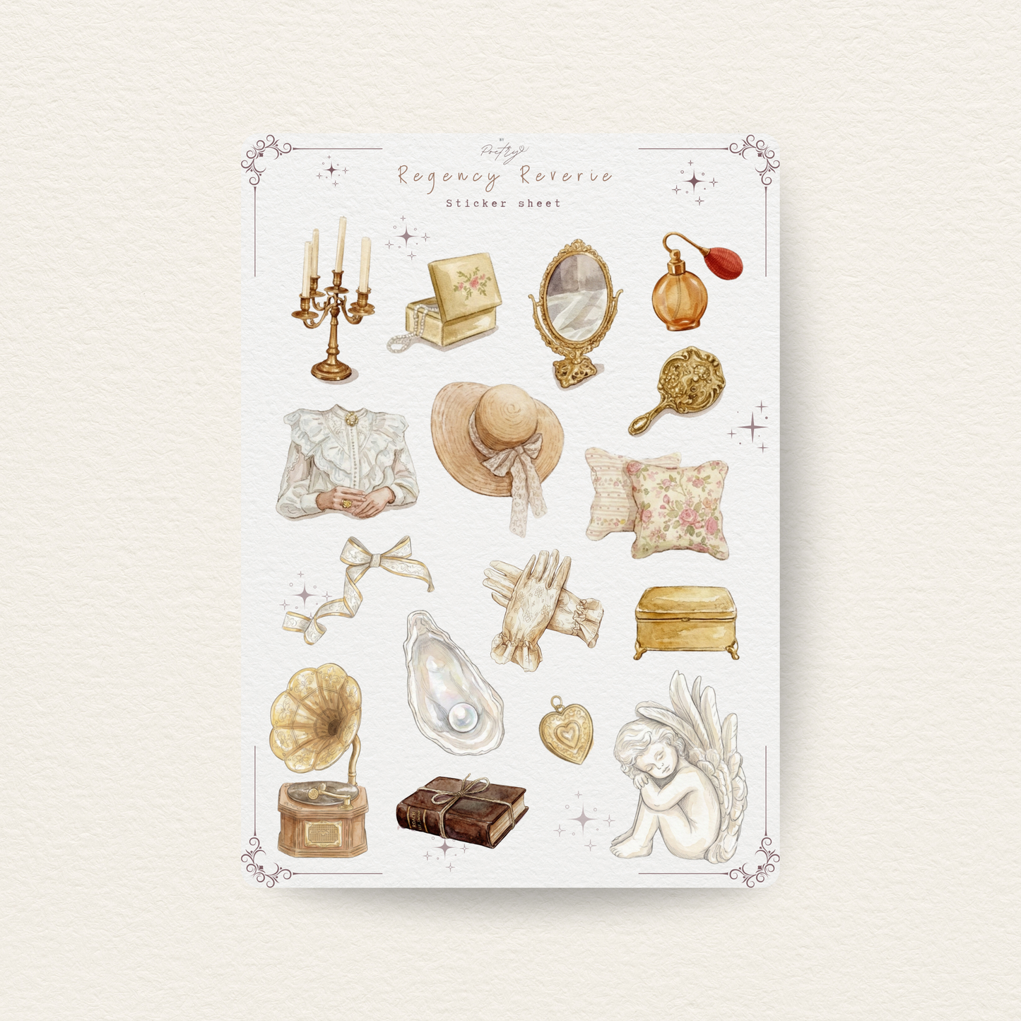 Regency Reverie Sticker Sheet