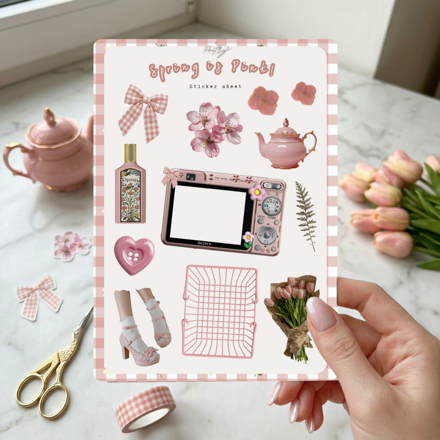 Spring is Pink! Sticker Sheet