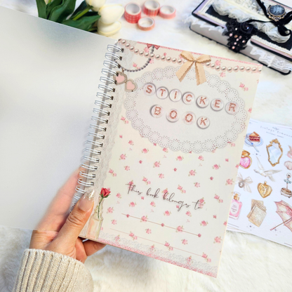 Romanticize Your Life  Reusable Release Paper Book for Sticker Collecting