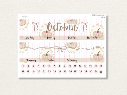 Pink Pumpkin Monthly KIT