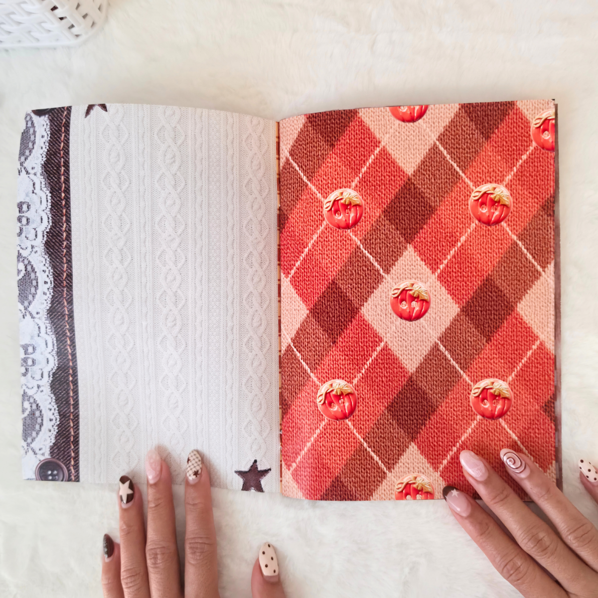 Fall Scrapbook Paper Booklet