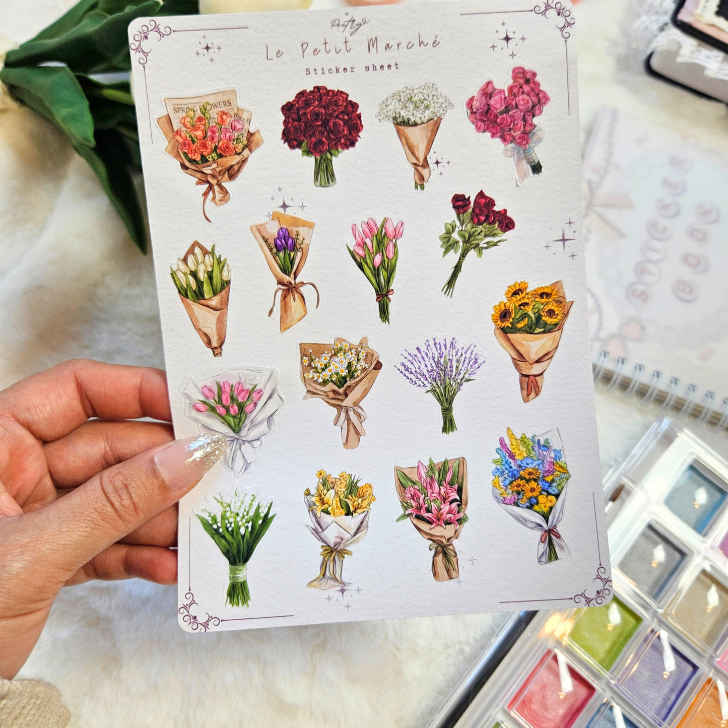Le Petit Marché Sticker Sheet