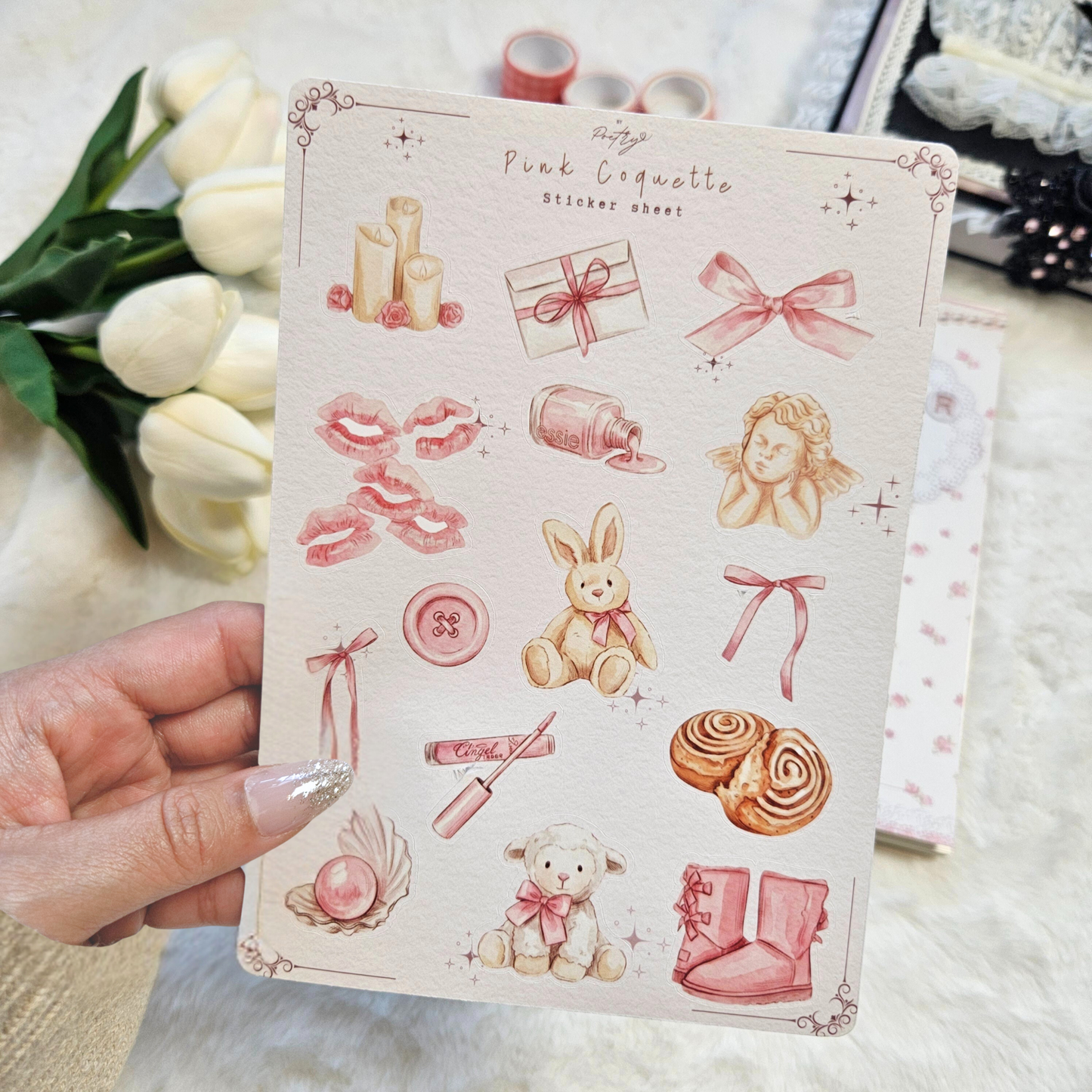 Pink Coquette Sticker Sheet