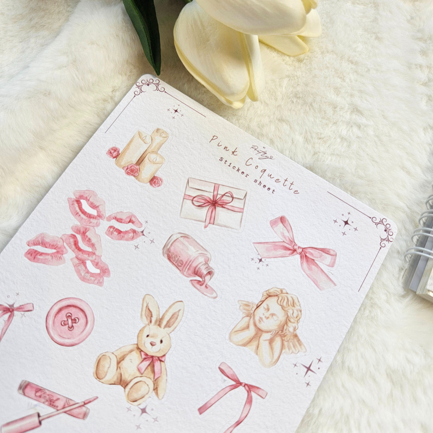 Pink Coquette Sticker Sheet