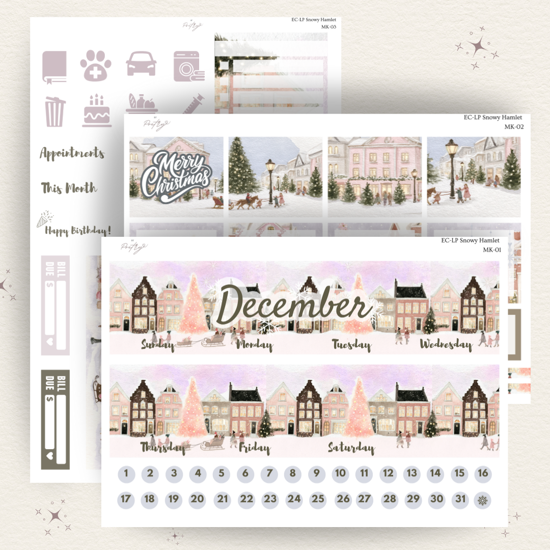 Snowy Hamlet Monthly Kit