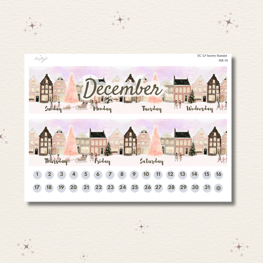 Snowy Hamlet Monthly Kit