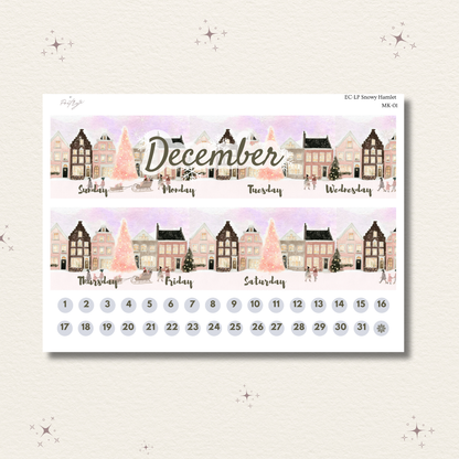 Snowy Hamlet Monthly Kit