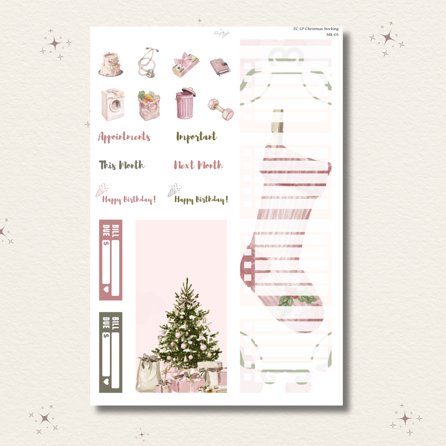 Christmas Stocking Monthly Kit