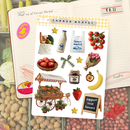 Farmer Market  Sticker Sheet