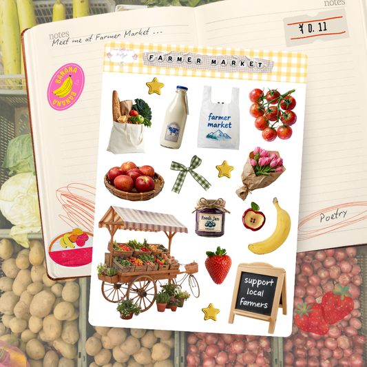Farmer Market  Sticker Sheet