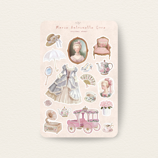 Marie Antoinette Sticker Sheet