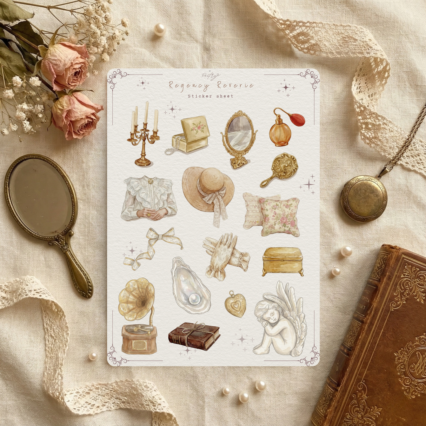 Regency Reverie Sticker Sheet