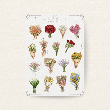 Le Petit Marché Sticker Sheet