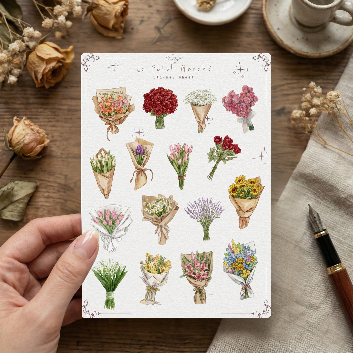 Le Petit Marché Sticker Sheet