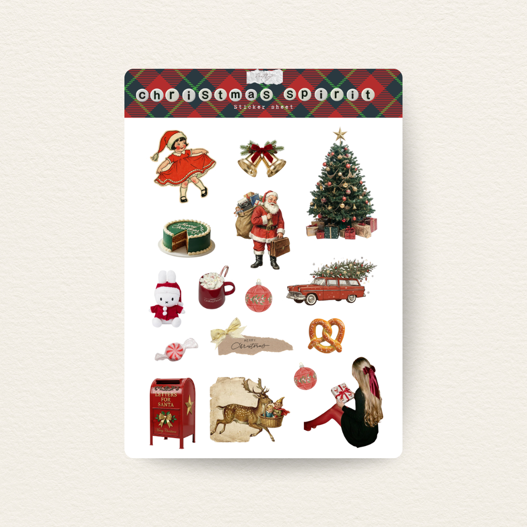 Christmas Spirit Sticker Sheet