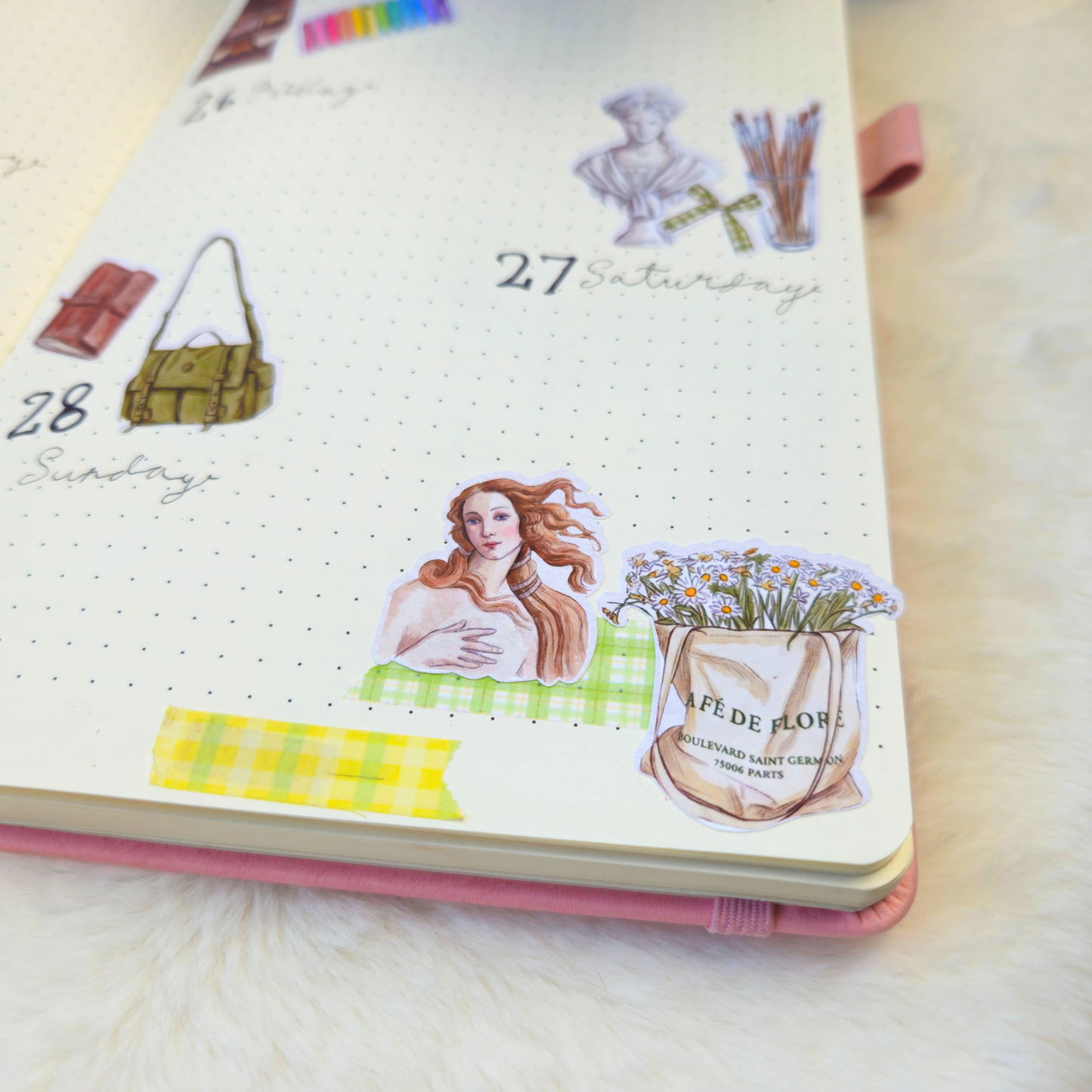 She Loves Art Sticker Sheet