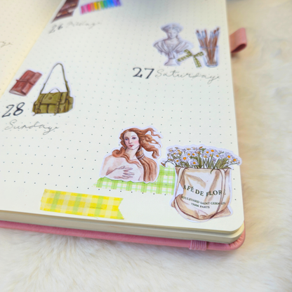 She Loves Art Sticker Sheet