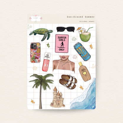 Sun-Kissed Summer Sticker Sheet