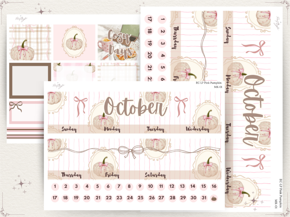 Pink Pumpkin Monthly KIT