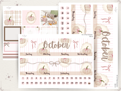 Pink Pumpkin Monthly KIT