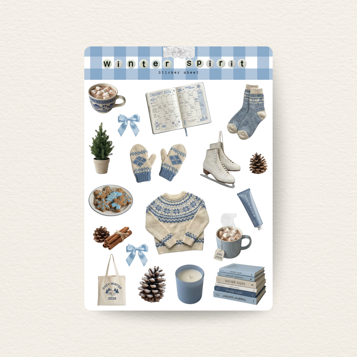 Winter Spirit Sticker Sheet