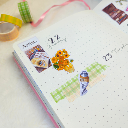 She Loves Art Sticker Sheet